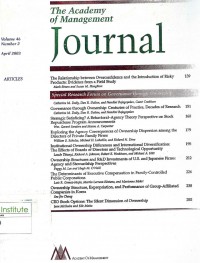 The Academy of Management Journal: Vol. 46, No. 2, April 2003