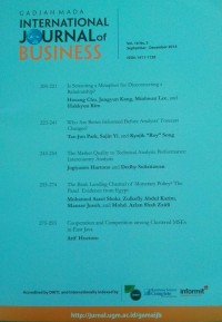 Gadjah Mada International Journal of Business: Vol. 16 No. 3 September-December 2014