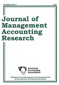 Journal of Management Accounting Research: Vol. 26 No. 2 | 2014