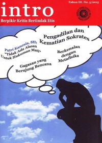 Intro: Berpikir Kritis Bertindak Etis: Th. III No. 5 | 2015