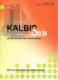 KALBISocio: Jurnal Bisnis dan Komunikasi: Vol. 2 No. 1 | Februari 2015