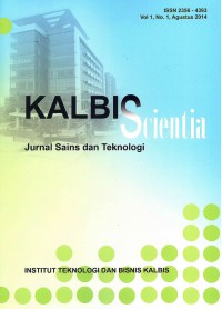 KALBIScientia: Jurnal Sains dan Teknologi: Vol. 1 No. 1 | Agustus 2014