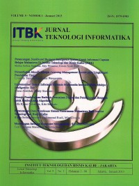 Jurnal Teknologi Informatika: Vol. 5 No.1 | Januari 2013