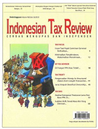 Indonesian Tax Review: Vol. VIII/Edisi 18 | 2015