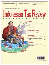 Indonesian Tax Review: Vol. VIII/Edisi 21 | 2015