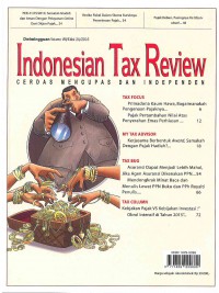 Indonesian Tax Review: Vol. VIII/Edisi 24 | 2016