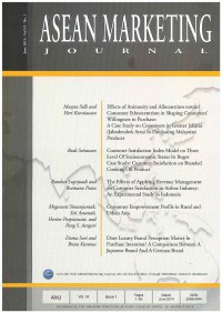 Asean Marketing Journal: Vol. VI - No.1 | Juni 2014