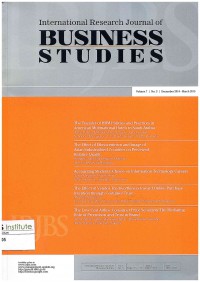 International Research Journal of Business Studies: Vol. 7 No. 3 | Desember 2014 - Maret 2015