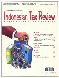 Indonesian Tax Review: Vol. IX/Edisi 04 | 2016