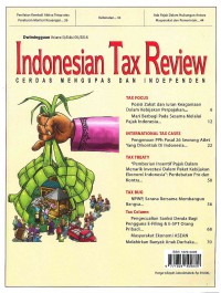 Indonesian Tax Review: Vol. IX/Edisi 05 | 2016
