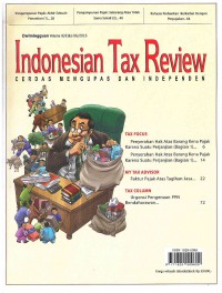 Indonesian Tax Review: Vol. IX/Edisi 06 | 2016