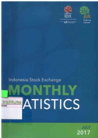 Indonesia Stock Exchange Monthly Statistics: July 2017 | Volume 26 No. 7