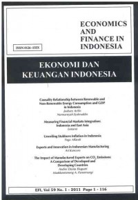 Ekonomi dan Keuangan Indonesia: Vol. 59 No. 1 | 2011