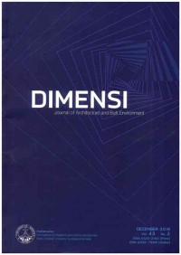 DIMENSI-Journal of Architecture and Built Environment I Vol. 43 No. 2, December 2016