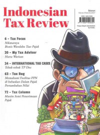 Indonesian Tax Review : Volume X/Edisi 01/2017