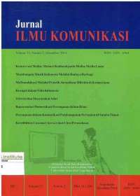 Jurnal Ilmu Komunikasi UAJY: Volume 11 Nomor 2| Desember 2014