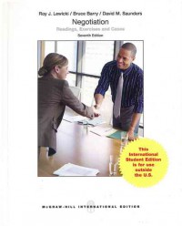 Negotiation : reading, Exercises and cases 7ed.