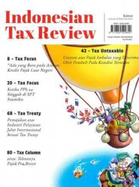 Indonesian Tax Review : Volume XI/Edisi 02/2019