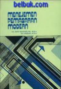 Menejemen Pemasaran Modern