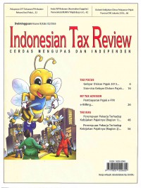 Indonesian Tax Review: Vol. IX/Edisi 02 | 2016