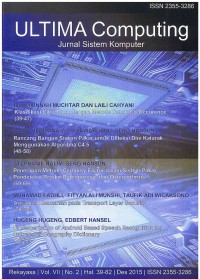 Ultima Computing | Vol. VII No.2  Desember 2015