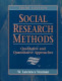 Social Research Methods: Qualitative and Quantitative Approaches 3 Ed.