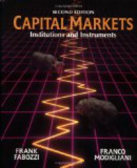 Capital markets: institutions and instruments