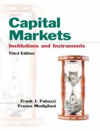 Capital markets: institutions and instruments 3 Ed.