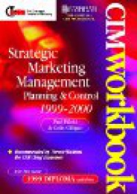 Strategic Marketing Management 1996-1997: Planning and Control, Analysis and Decision