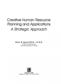 Creative Human Resource Planning & Application: A Strategic Approach