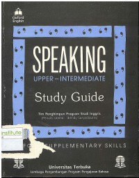 Speaking Upper-Intermediate: Study Guide
