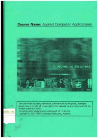Image of Course Name: Applied Computer Applications