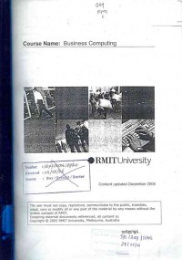 Course Name : Business Computing