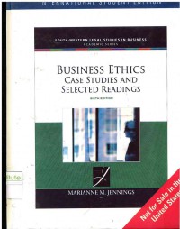Business Ethics Case Studies and Selected Reading 6 Ed.