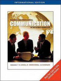 Business and Professional Communication in the Global Workplace 3 Ed.