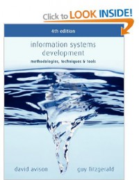 Information Systems Development: Methodologies, Techniques, & Tools 4nd
