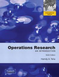 Operations Research an Introduction 9 Ed.