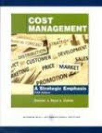 Cost Management: A Strategic Emphasis 5 Ed.