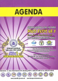 Agenda Seminar Nasional & Call For Paper Piksi Eksis Ke-1 Ekonomi-Kesehatan-Sistem Informasi- Bisnis