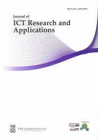 Journal of ICT Research and Applications : Vol. 9 No. 1 I Juni 2015