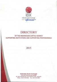 Directory of The Indonesia Capital Market Supporting Institions and Supporting Professional