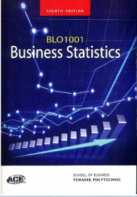 BLO1001 Business Statistics 8 Ed.
