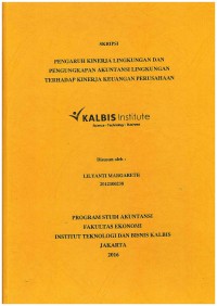 Analisis Implementasi Pengukuran Kinerja Berbasis Balanced Scorecard pada Instansi Pemerintah (Studi Kantor Pelayanan Pajak Pratama Jakarta Pasar Rebo)