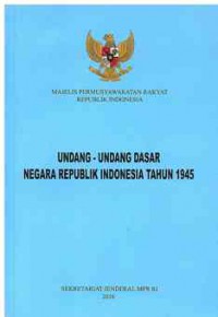 Undang-undang Dasar Negara Republik Indonesia 1945
