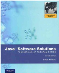 Java Software Solutions Foundations of Program Design 7ed.