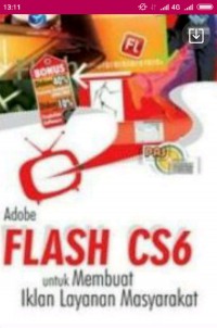 Adobe Flash CS6 untuk Membuat Iklan Layanan Masyarakat