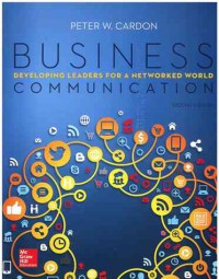 Business Communication: Developing Leaders for a Networked World (2e; International)