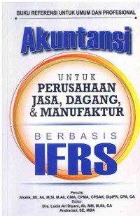 Image of Akuntansi untuk Perusahaan, Jasa, Dagang, & Manufaktur Berbasis IFRS