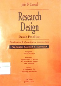 Research Design: qualitative and quantitative approaches