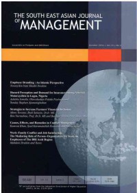 The South East Asian Journal of Management Vol. 10 No. 2 | October 2016